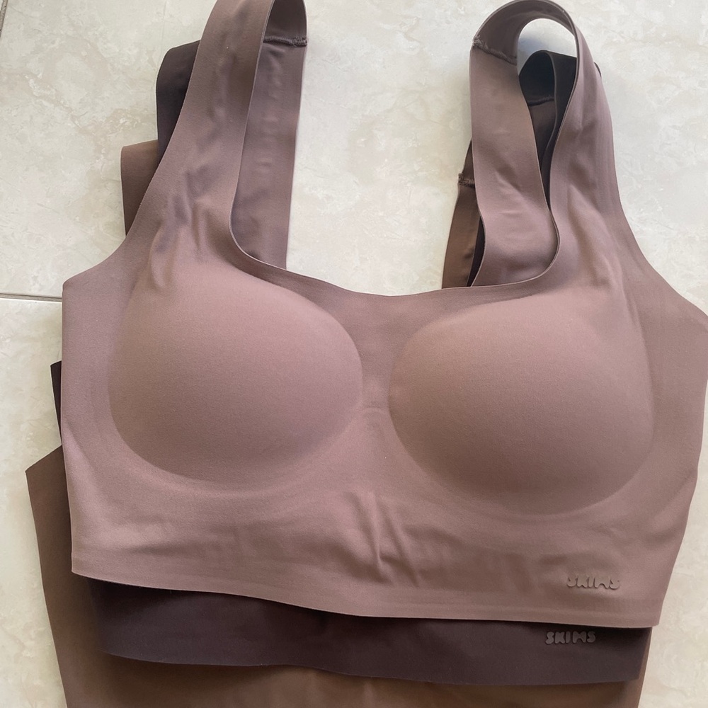 SKIMS Women's Soft Brown Bralette